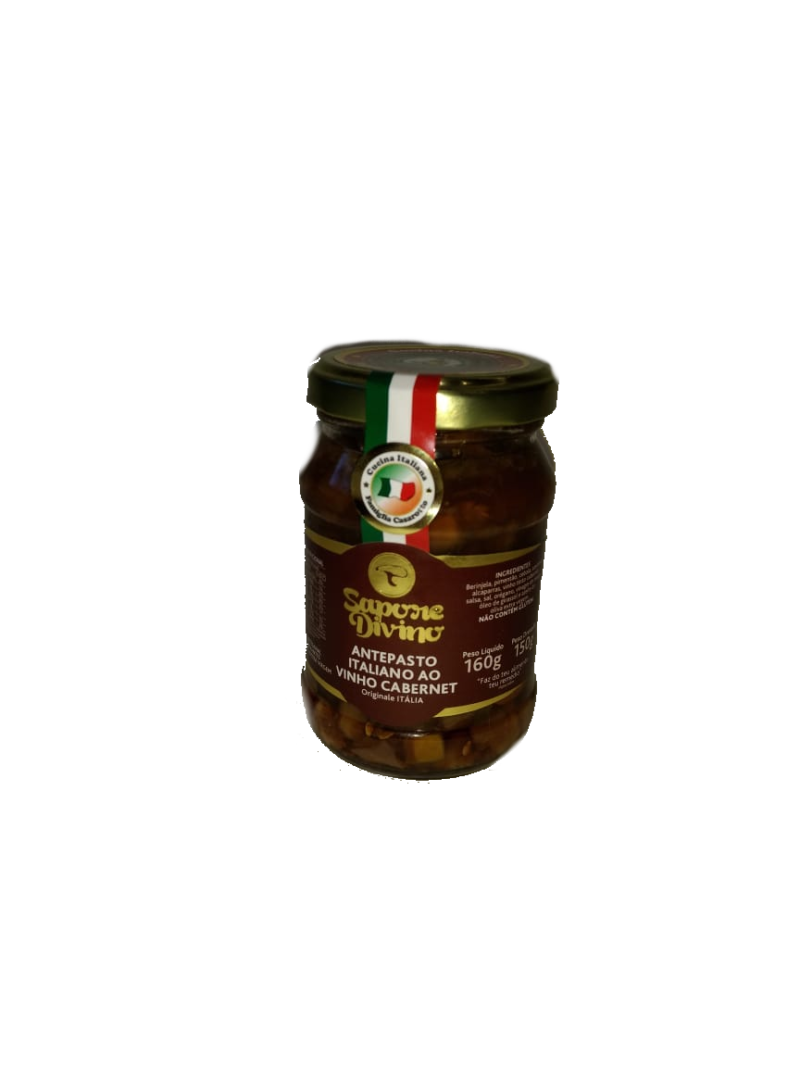 Antepasto italiano ao vinho 160g