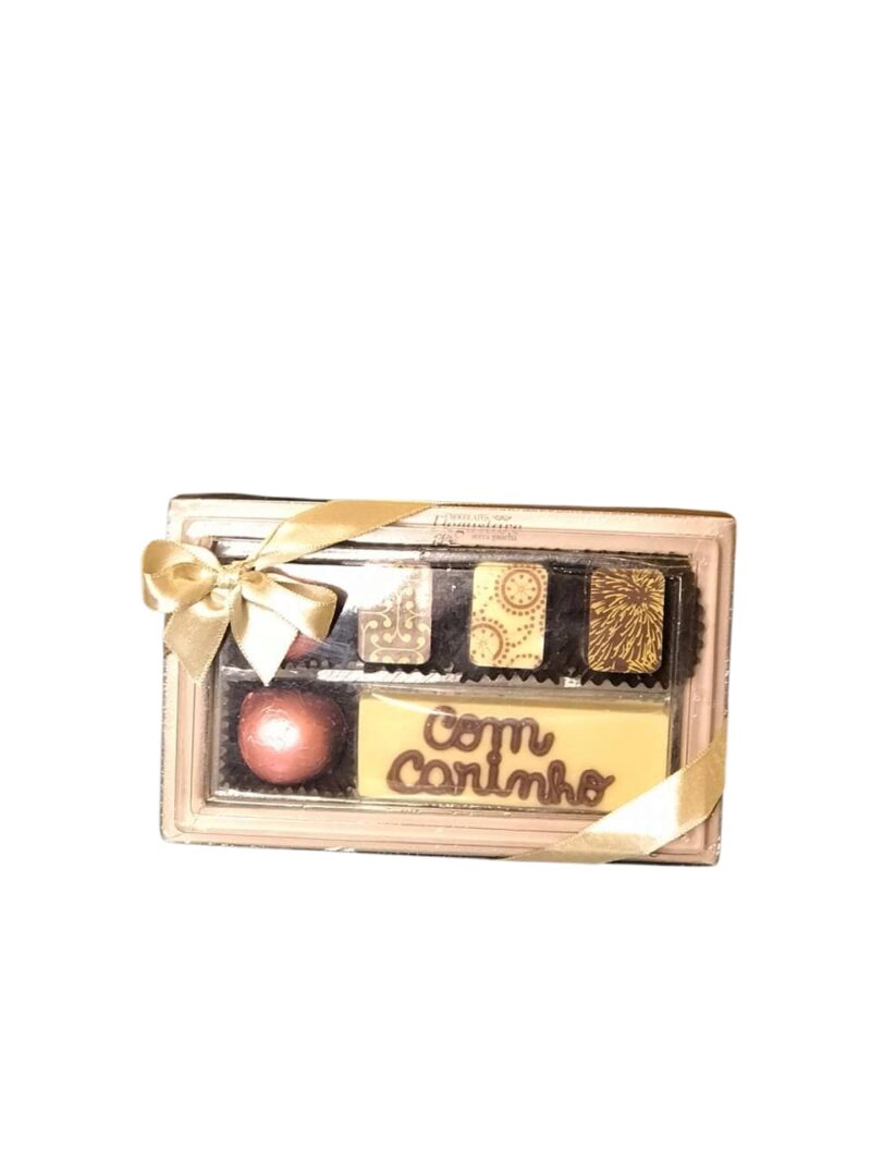 Bombons com barra de dizeres 100g- Chocolates Degustare