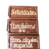 Barra de chocolate com dizeres 30g 1un- Chocolates Desgustare