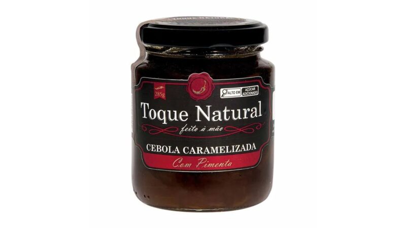 Cebola caramelizada com pimenta 285g- Toque Natural