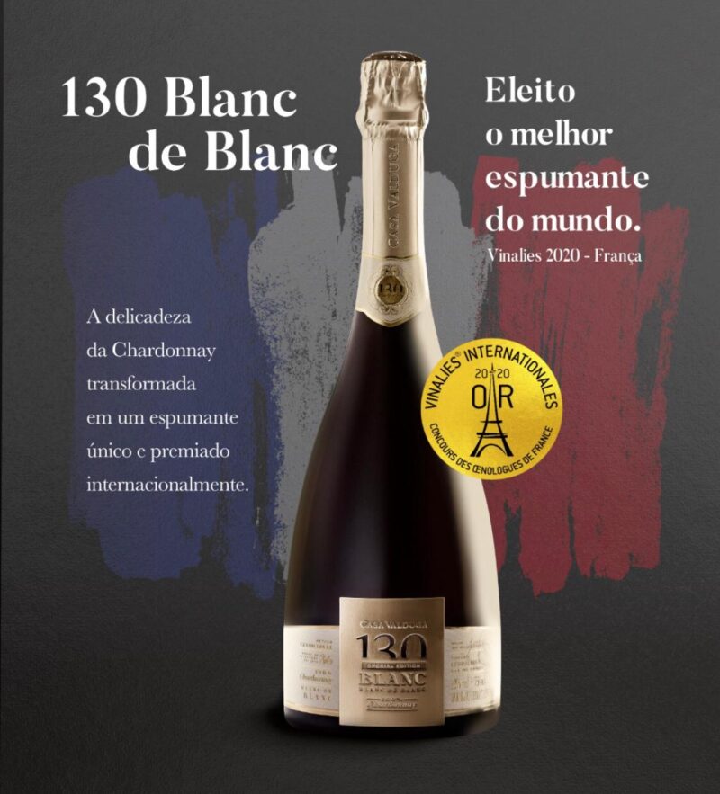 Espumante 130 brut Blanc de Blanc Casa Valduga