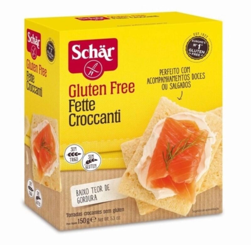 Torradas leves sem gluten - Schar