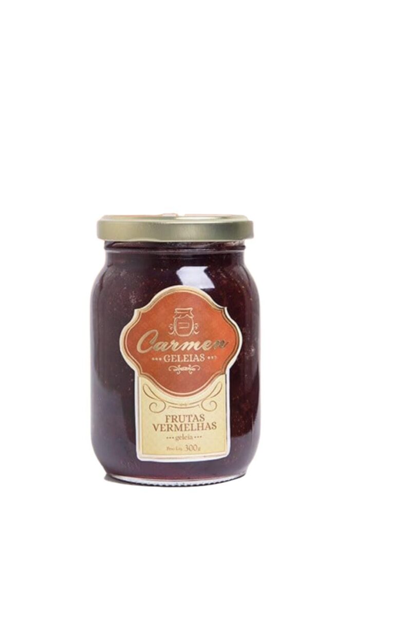 Geleia de frutas vermelhas 300g- Doces Carmen
