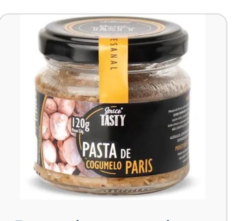Pasta de cogumelos paris-120g Tasty