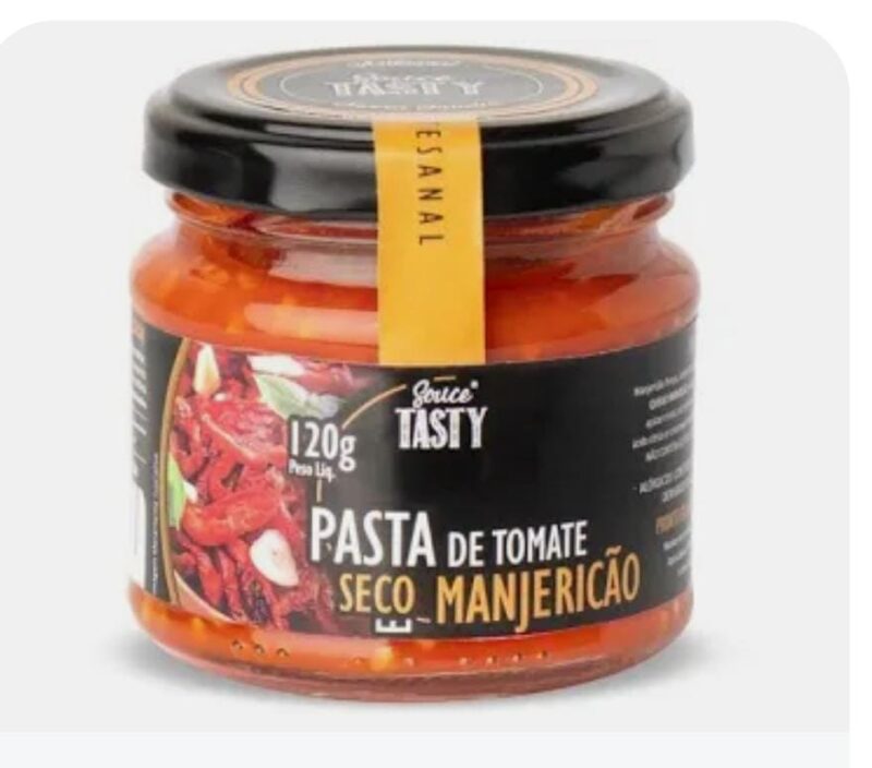 Pasta de tomate seco com manjericão-120g Tasty