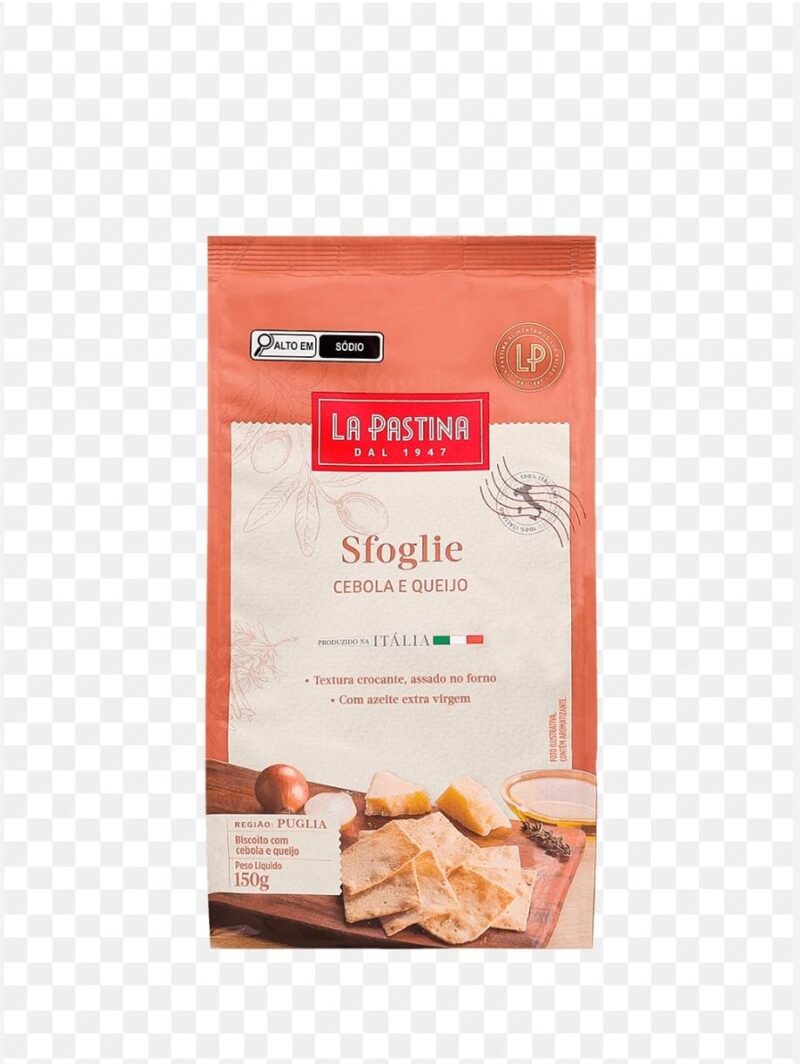 Sfoglie cebola e queijo 150g- La Pastina
